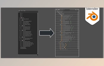 Blender - Download Hierarchy To <span class='badge badge-warning'>Collections</span> v1.2.9.3