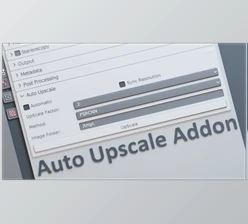 Blender - Download Auto Upscale Addon v0.0.6