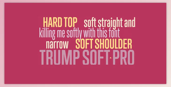 My Fonts - Download Trump Soft Pro Font Family 6xOTF