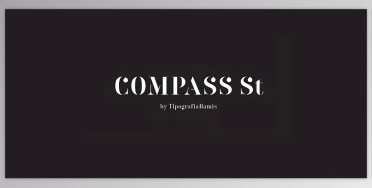My Fonts - Download Compass St Font Family 2xOTF