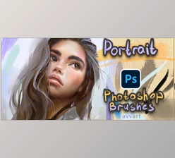 Download Photoshop Portrait Mega BrushPack by AvvArt