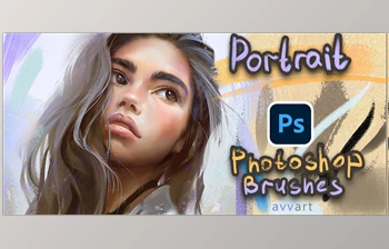 Download Photoshop Portrait <span class='badge badge-warning'>Mega</span> BrushPack by AvvArt