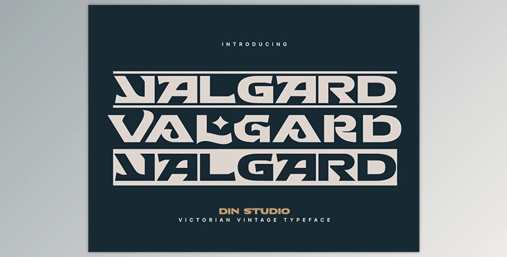 NATHATYPE - Download Valgard Font