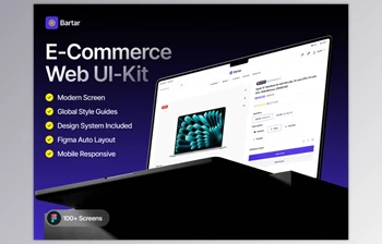 UI8 - Download Bartar - E-Commerce Web UI <span class='badge badge-warning'>Kit</span>