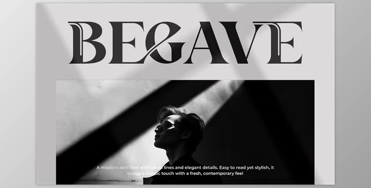 Download Begave || Modern Classy Serif Font (Creative Market 291837169)