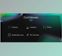Gumroad - Download ClothMaster (Blender Add-on) v3