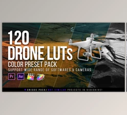 Download 120 Cinematic Drone LUTs Pack (Videohive 60923623)