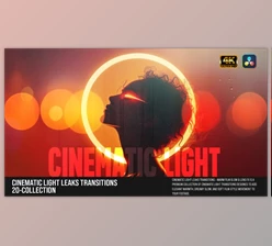 Download Cinematic Light Leaks Transitions – Warm Film Glow & Lens FX For DR (Videohive 60957866)