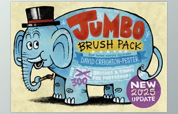 Gumroad - Download David CP's JUMBO brush <span class='badge badge-warning'>pack</span> for Photoshop