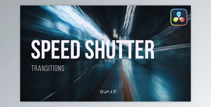 Download Speed Shutter Transitions for DaVinci Resolve (Videohive 60958551)