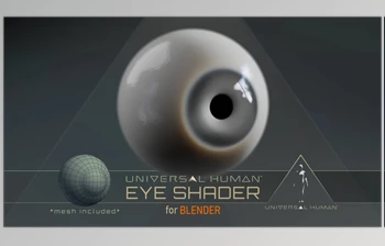 Gumroad - Download Universal Human Eye Shader <span class='badge badge-warning'>Blender</span> v1.1 
