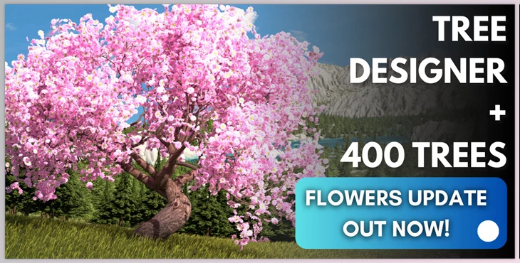 Blender - Download Treedesigner + 400 Procedural Trees