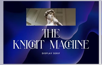 Download The Knight Machine <span class='badge badge-warning'>Display</span> Serif (Creative Market 291884405)