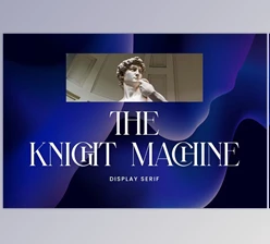 Download The Knight Machine Display Serif (Creative Market 291884405)