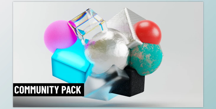 Blender - Download Community Material Pack v5