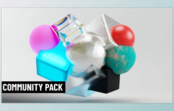 Blender - Download Community Material <span class='badge badge-warning'>Pack</span> v5