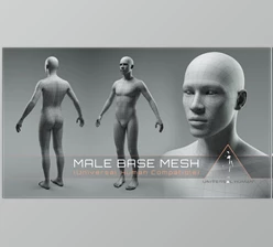Universal Human - Download Chris Jones - Universal Human Male Base Mesh v3.0