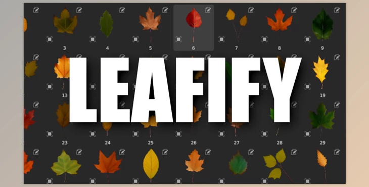 Blender - Download Leafify - 40 Leaf/Leaves Texture Alphas