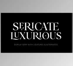 Download Sericate - Ligature Font (Creative Market 291791072)