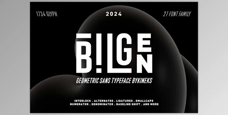 Download Bilgen Geometric Sans (Creative Market 92438207)