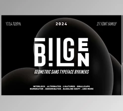 Download Bilgen Geometric Sans (Creative Market 92438207)