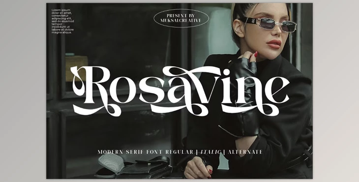 Download Rosavine Font (Creative Market 291322871)