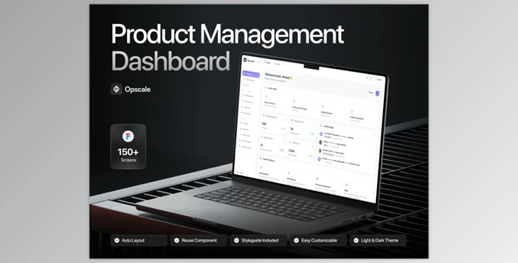 UI8 - Download Product Management Dashboard UI Kit - Opscale