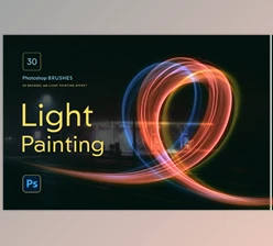 Download Light Painting Photoshop Brushes (Creative Market 291504070)