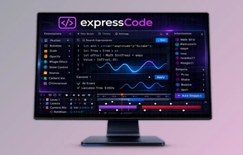 expressCode: VS Code's powerful editor for AE by <span class='badge badge-warning'>Aescripts</span> (v1.2.3)