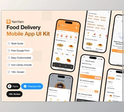 UI8 - Download YamYam - Food Delivery App UI Kit