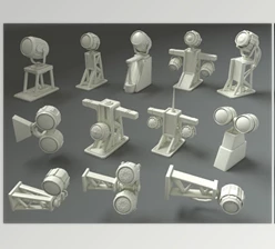 Artstation - Download Low Poly Lamps - 12 pieces