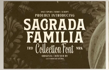 Download Sagrada Familia Font <span class='badge badge-warning'>Collection</span> (Creative Market 291424149)