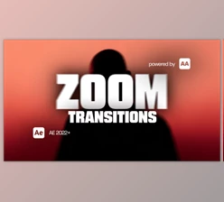 Download Zoom Transitions Pack: High-Energy Zoom In/Out & Rotate Zooms for After Effects (Videohive 60873519)