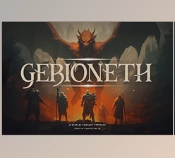 Download Gebioneth Display Font (Creative Market 291775153)