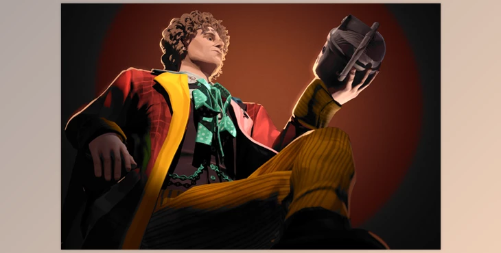 Gumroad - Download The Sixth Doctor - 3D NPR Model