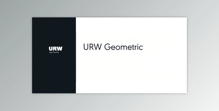 My Fonts - Download URW Geometric - Designed for Modern Usability 20xOTF