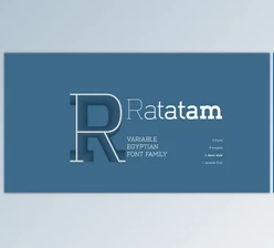 My Fonts - Download Ratatam Font Family 9xOTF + TTF Variable