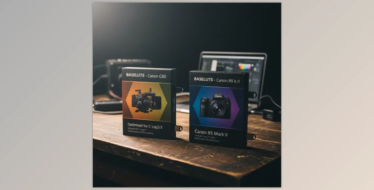 BaseLUTs for Canon C80 and R5 Mark II