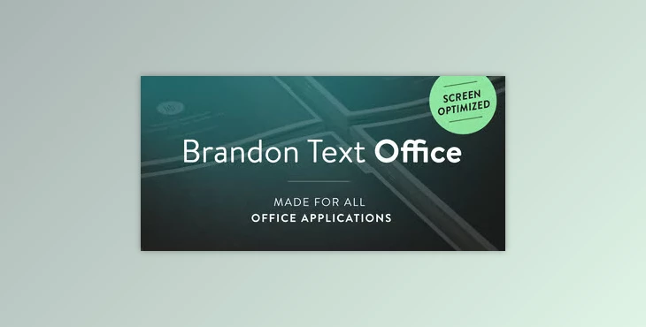 My Fonts - Download Brandon Text Office Font Family 4xOTF