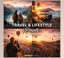 Travel and Lifestyle Presets: JR2Shoot Studio Presets for Lightroom