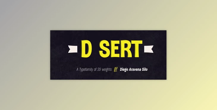 My Fonts - Download DSert Font Family 39xOTF