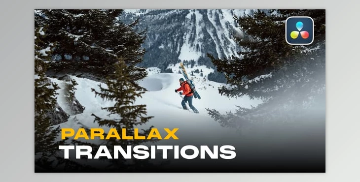 Download Parallax Transitions for DaVinci Resolve | 20 Cinematic 4K Transitions (Videohive 61225404)