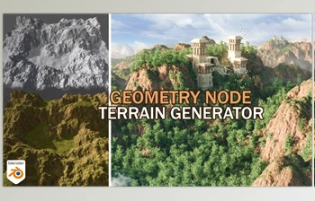 Gumroad - Download Terrain Generator-Geometry Node <span class='badge badge-warning'>Blender</span> v4.3