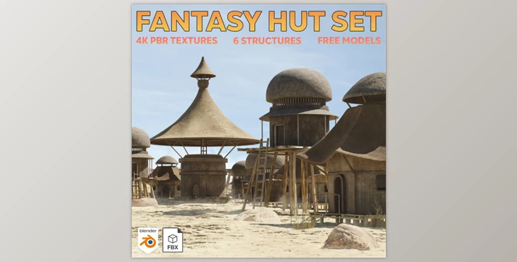 Gumroad - Download Fantasy Hut set v3.1