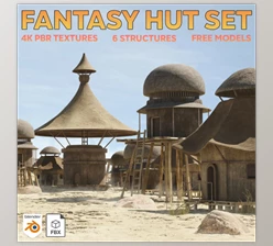 Gumroad - Download Fantasy Hut set v3.1