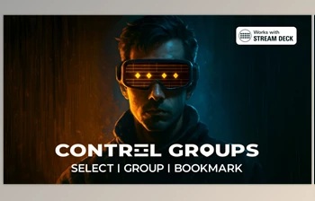 Control Groups: Group <span class='badge badge-warning'>layers</span> and timeline bookmarks in AE