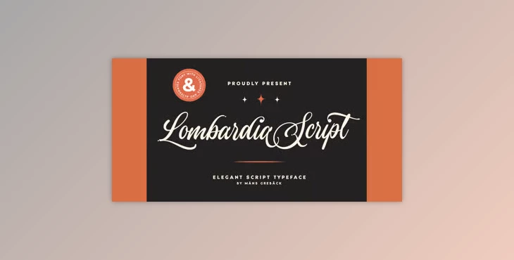 My Fonts - Download Lombardia Script - Creative & Decorative 4xOTF