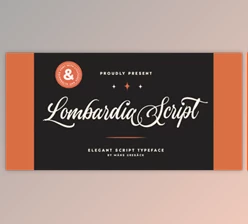 My Fonts - Download Lombardia Script - Creative & Decorative 4xOTF