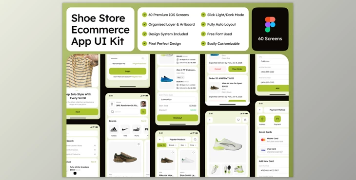 UI8 - Download sneakX - Shoe Store Ecommerce App UI Kit