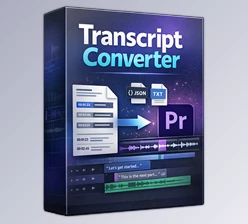  Transcript Converter: Text-Based Editing for All Languages in Pr (v2.5.1)